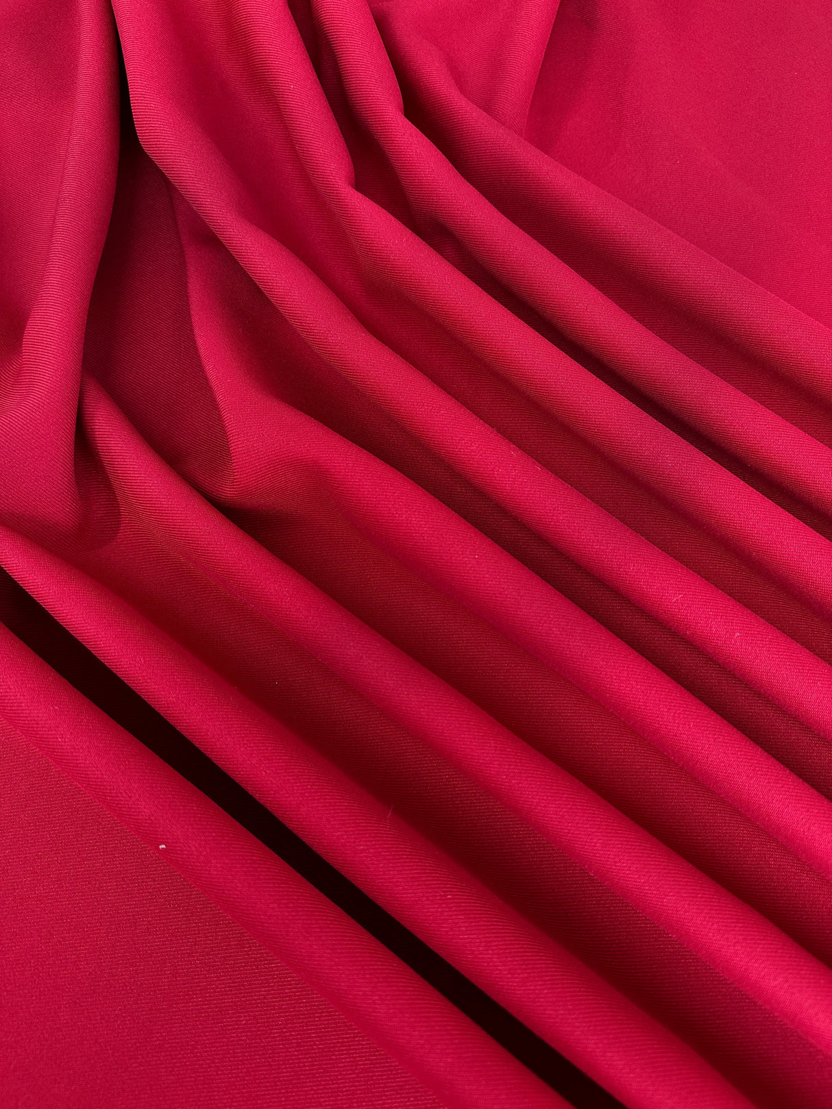 Red Gabardine Twill