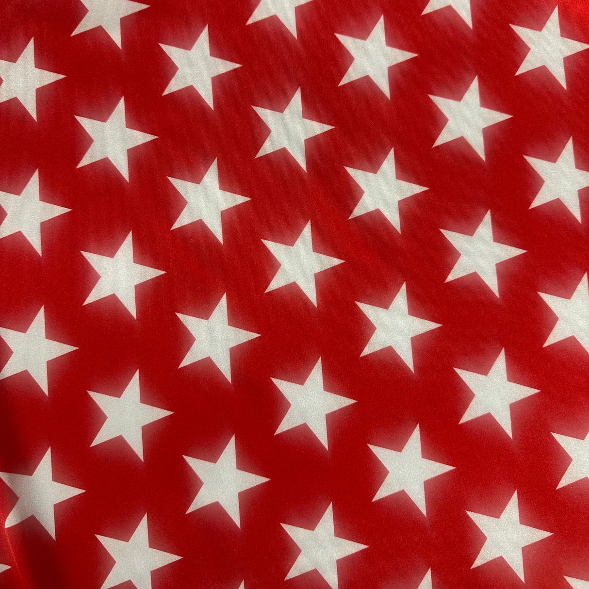 Star Print Spandex Mesh 4-Way Stretch 60"