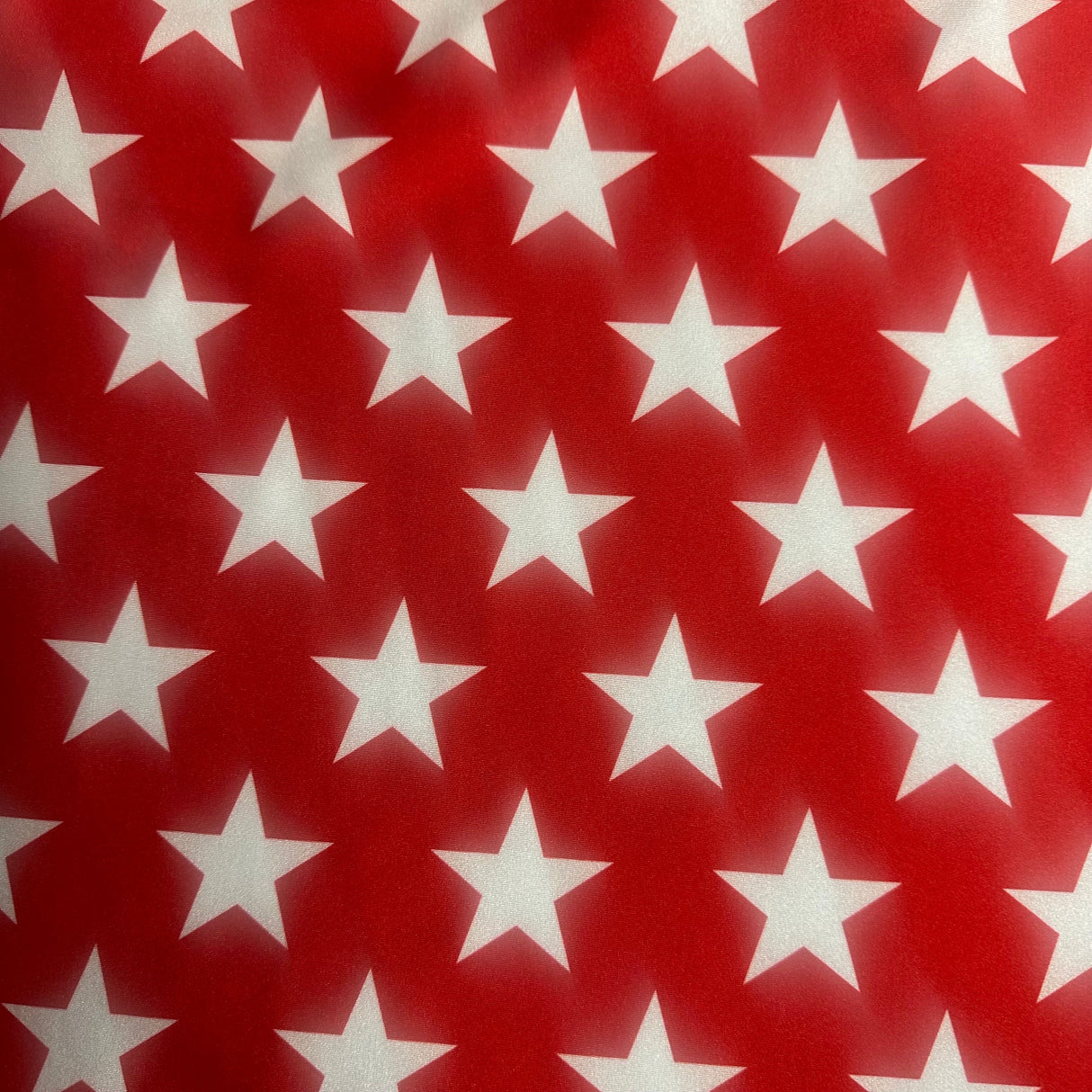 Star Print Spandex Mesh 4-Way Stretch 60"
