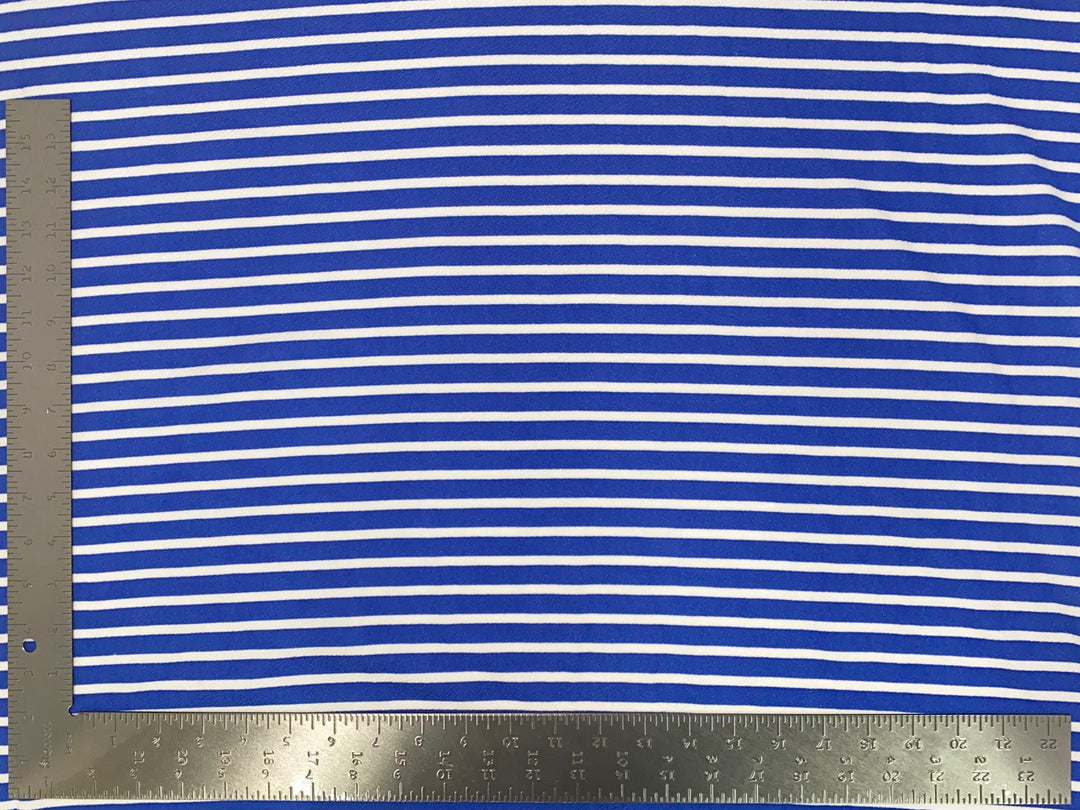 1 Yard Liverpool Knit Horizontal Stripe Fabric for Apparel and DIY Projects – 58–60 Inches Wide