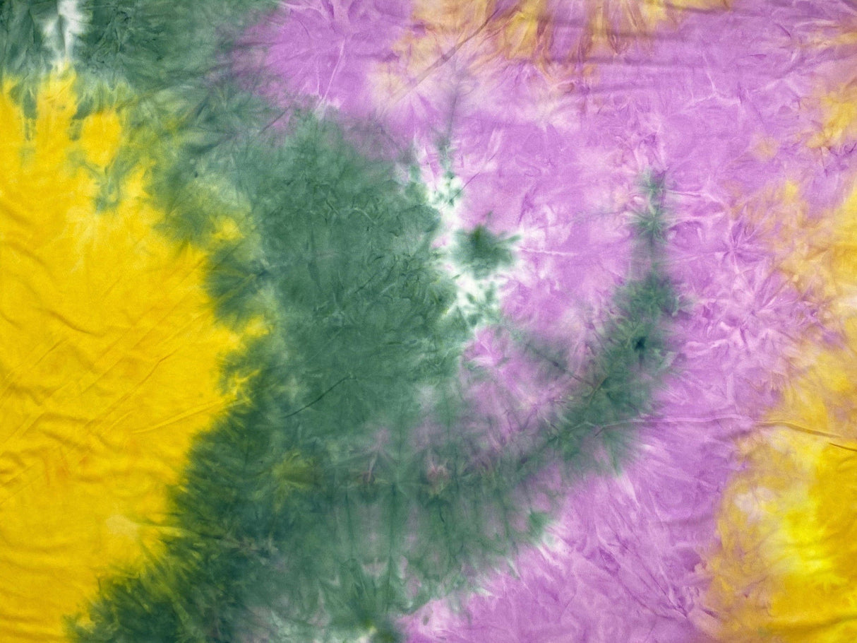 1 Yard Ultra Soft DTY Double Sided Brushed Knit Tie Dye Fabric Stretch Lightweight 58 60 Inch Width