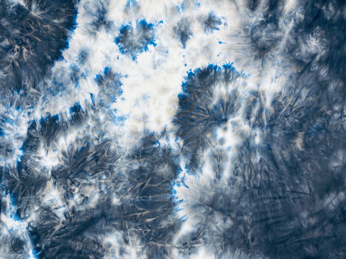 1 Yard Soft DTY Double Sided Brushed Knit Tie Dye Fabric for Stylish Stretch Apparel 58 60 Inch Width