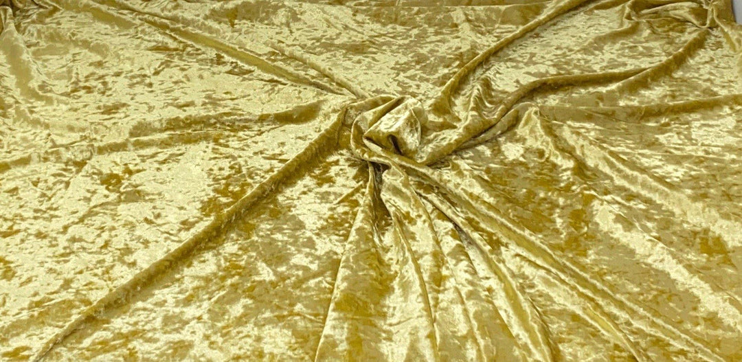 1 Yard Crushed Velvet Velour Stretchy Fabric Soft Plush Stretch 60 Inch Width