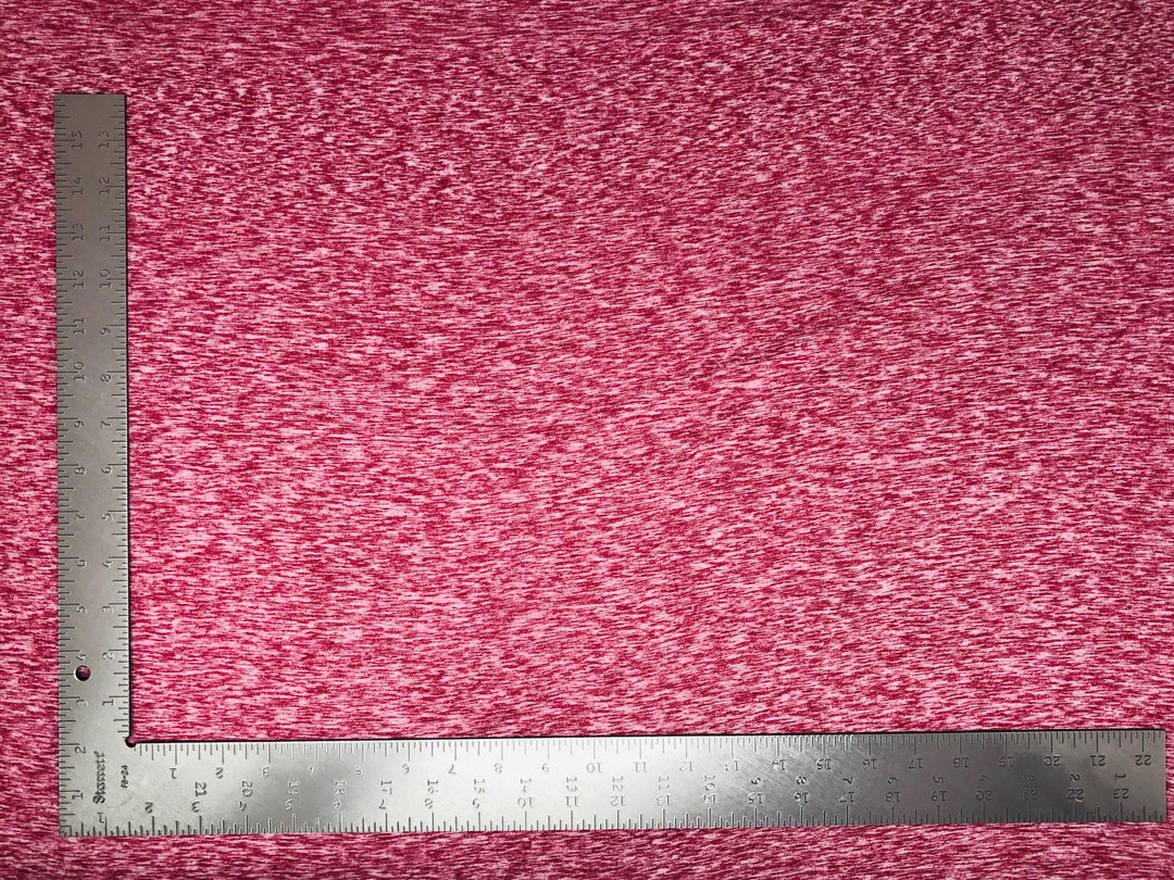 1 Yard DTY Space Dye Double Sided Brushed Knit Fabric For Tops Leggings Dresses Apparel 60 Inch Wide