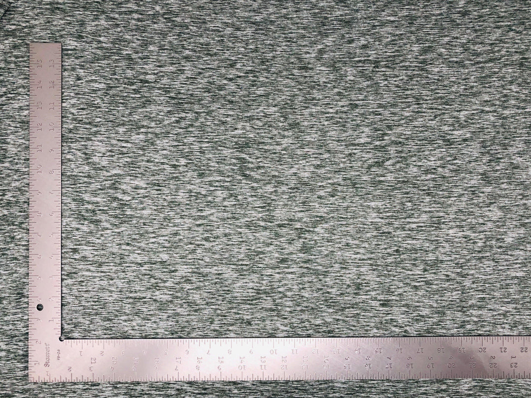 1 Yard DTY Space Dye Double Sided Brushed Knit Fabric For Tops Leggings Dresses Apparel 60 Inch Wide