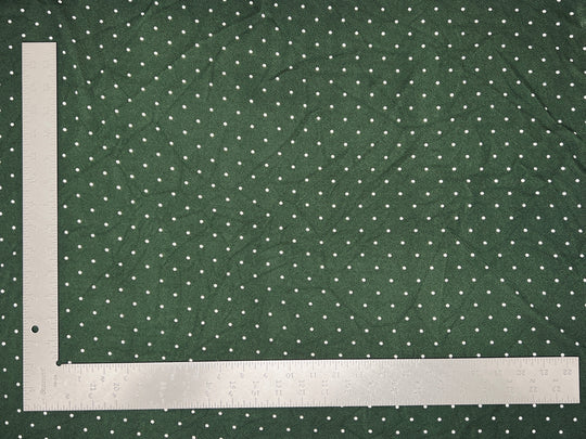 1 Yard Liverpool Knit Polka Pin Dot Fabric – Medium Weight Textured Stretch Fabric for Clothing 58" 60" width