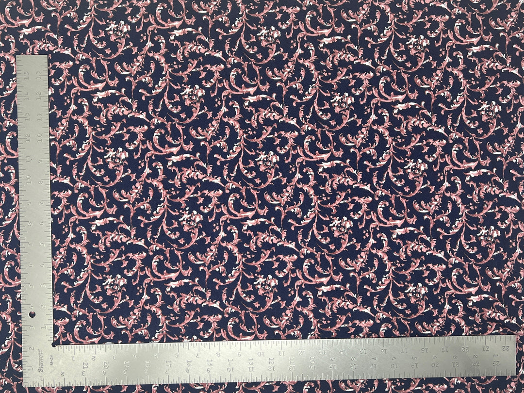 1 Yard Liverpool Knit Geometric Print Fabric for Dresses, Skirts, Jackets, and Tops 58 inch Wide