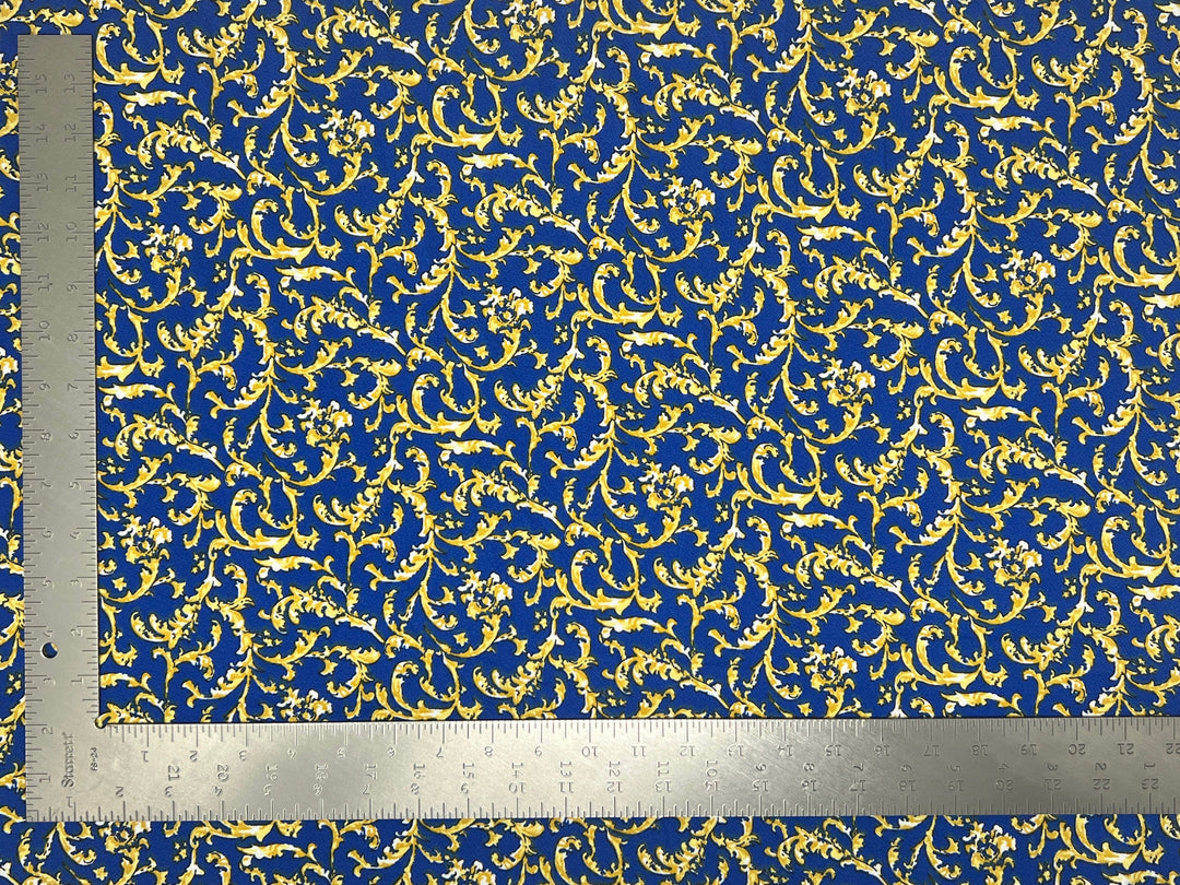 1 Yard Liverpool Knit Geometric Print Fabric for Dresses, Skirts, Jackets, and Tops 58 inch Wide