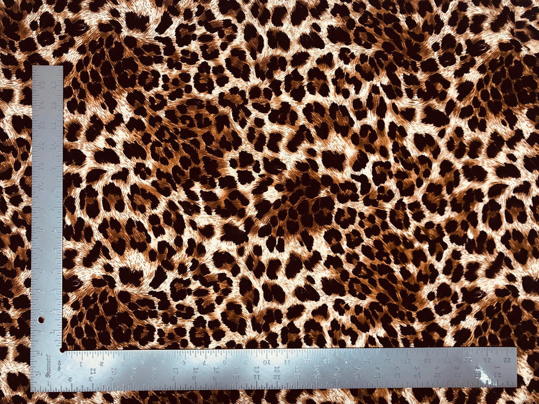 1 Yard Liverpool Knit Animal Print Fabric for Dresses, Tops, Costumes and Decor – Width 58–60 Inches