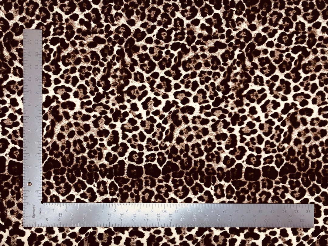 1 Yard Liverpool Knit Animal Print Fabric for Apparel, Costumes, Decor and Crafts – 58–60 Inches Wide