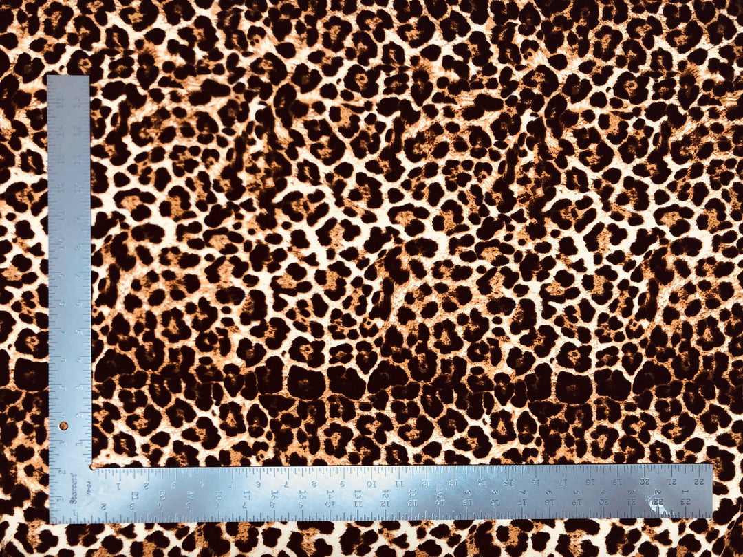 1 Yard Liverpool Knit Animal Print Fabric for Apparel, Costumes, Decor and Crafts – 58–60 Inches Wide