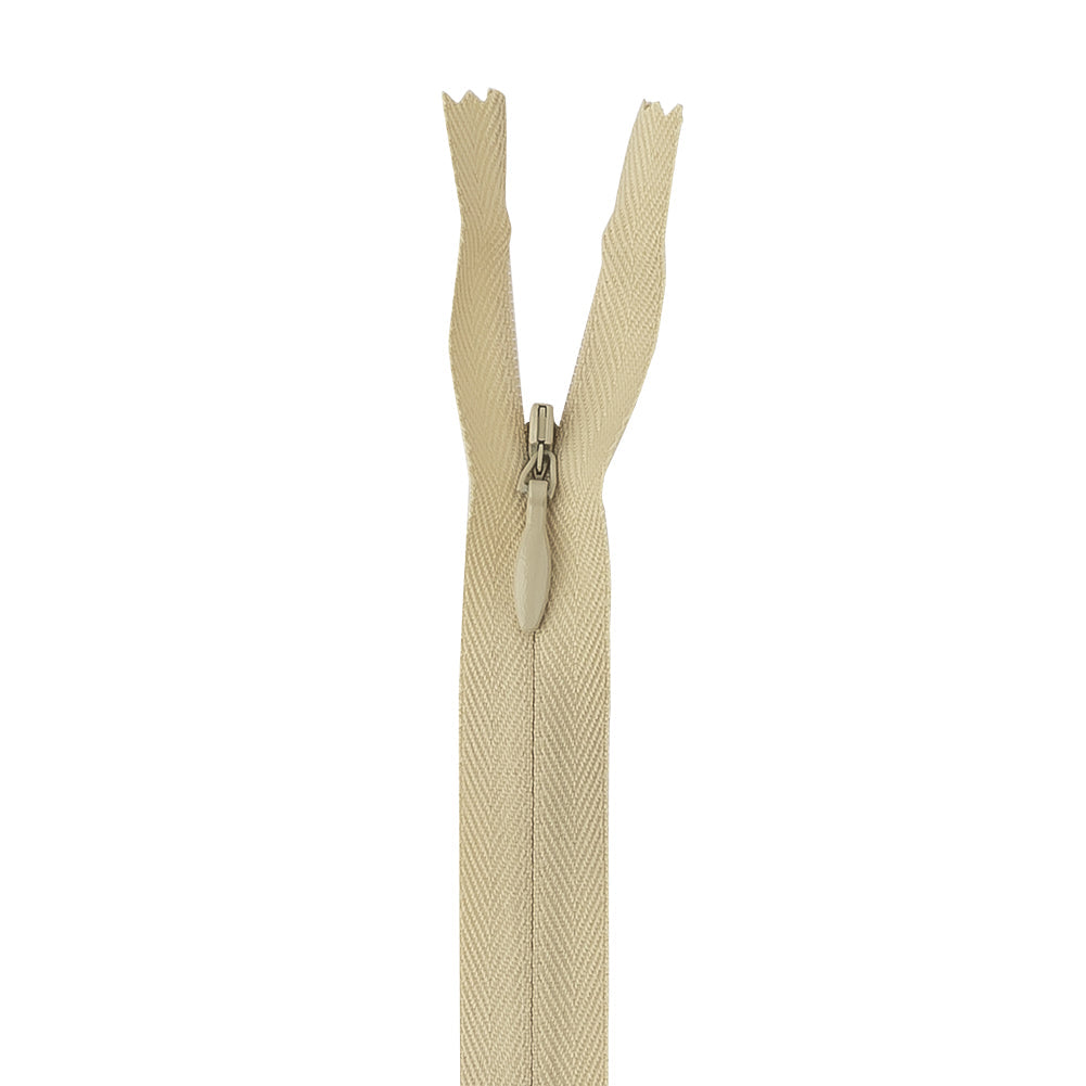 Invisible Zipper 9" by YKK - 551 Dirty Yellow