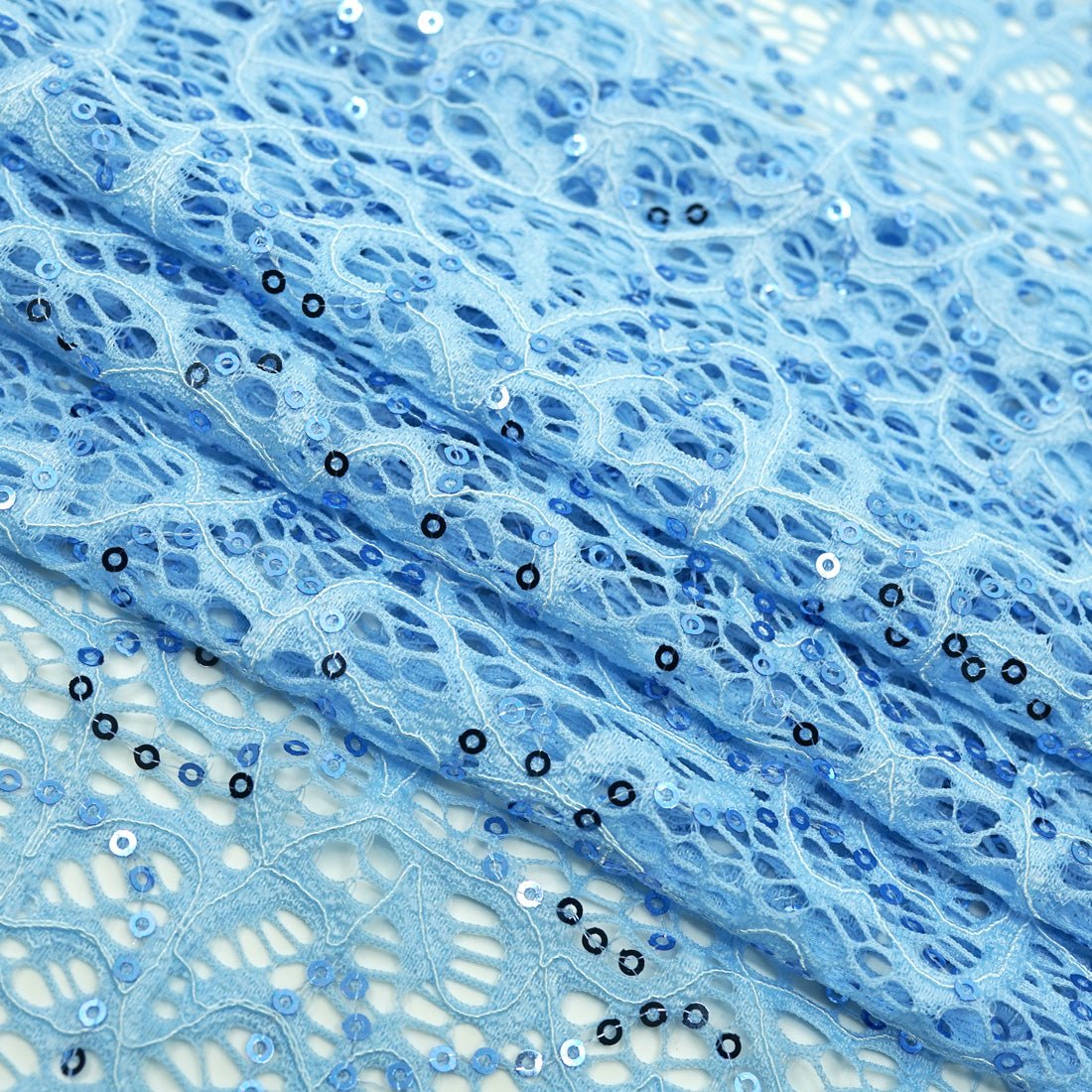 Stretch Lace Sequin Fabric