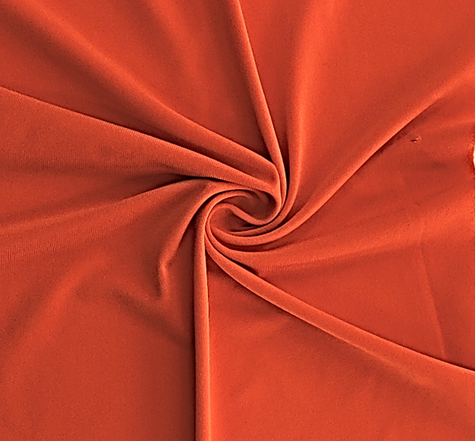 ITY Orange Polyester Spandex Fabric - Orange, 58/60" Width