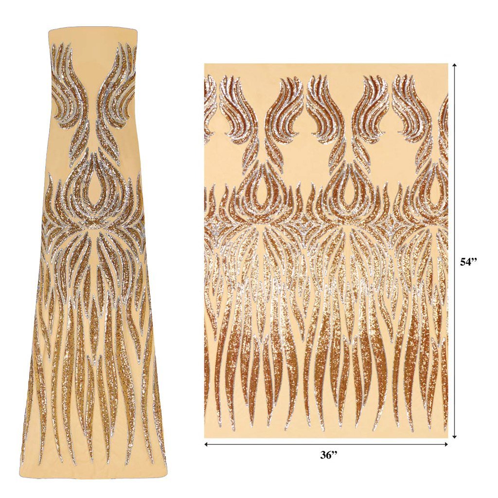Sequin Mesh Stretch Fabric