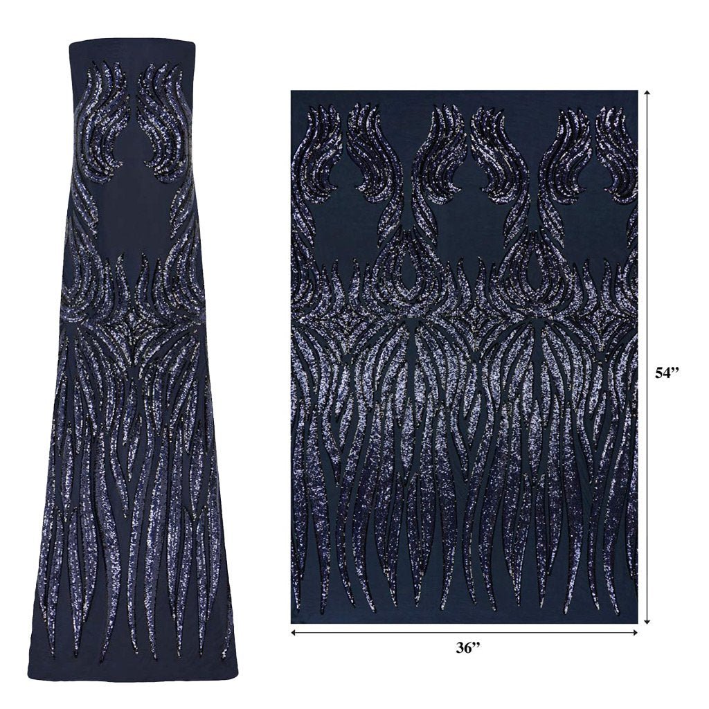 Sequin Mesh Stretch Fabric