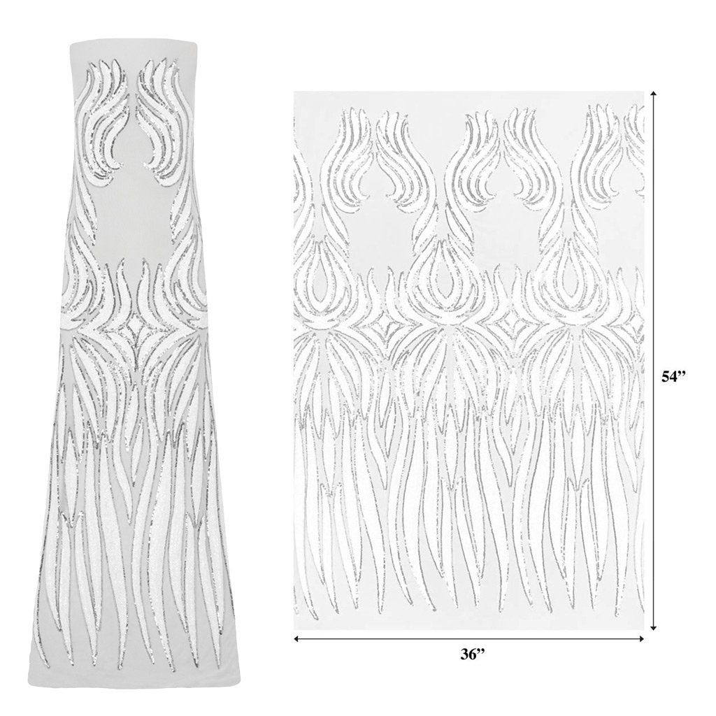 Sequin Mesh Stretch Fabric
