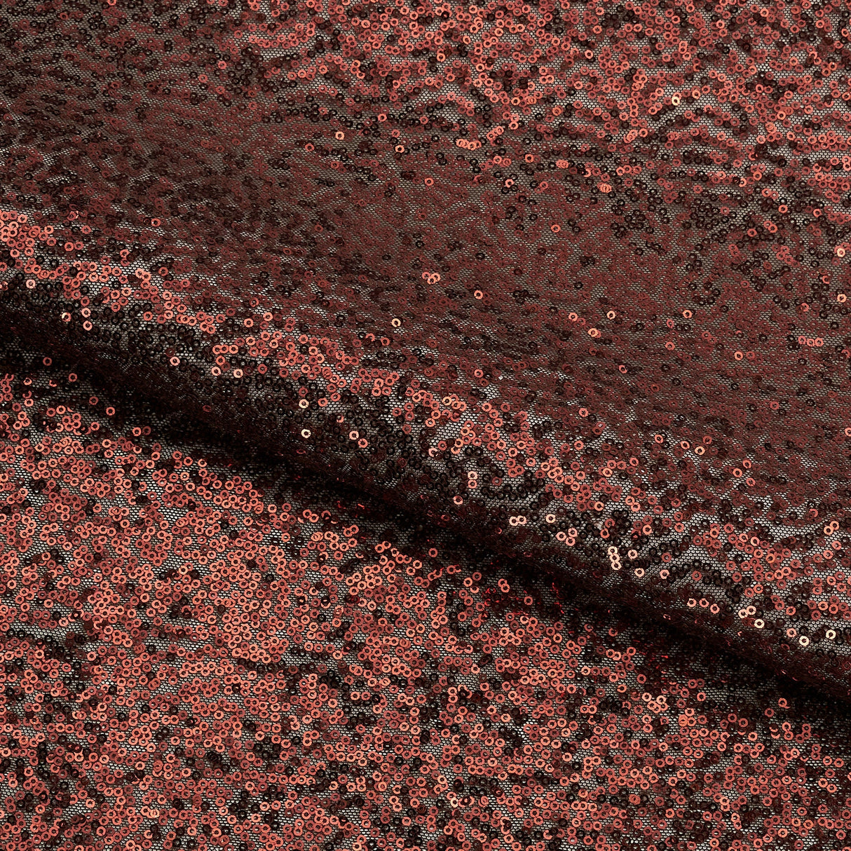 Imperial Stretch Mesh Sequin Fabric - Charcoal, 2-Way Stretch, 48" Width (1 Yard)