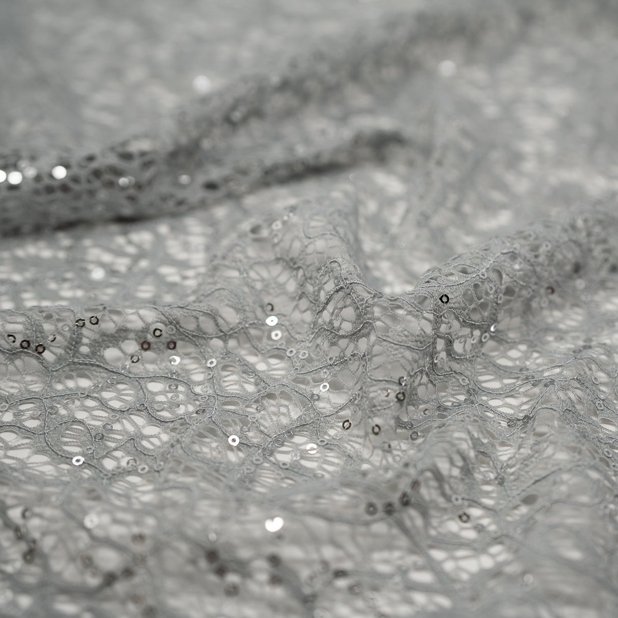 Stretch Lace Sequin Fabric