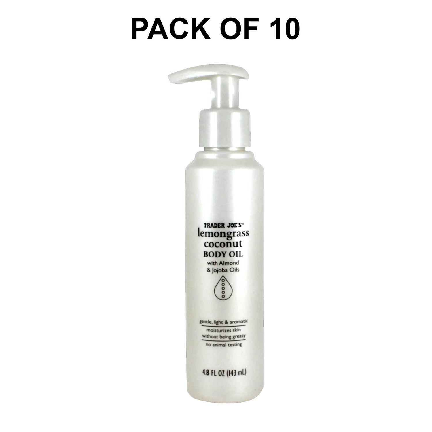 Traders Joe's Lemongrass Coconut Body Oil