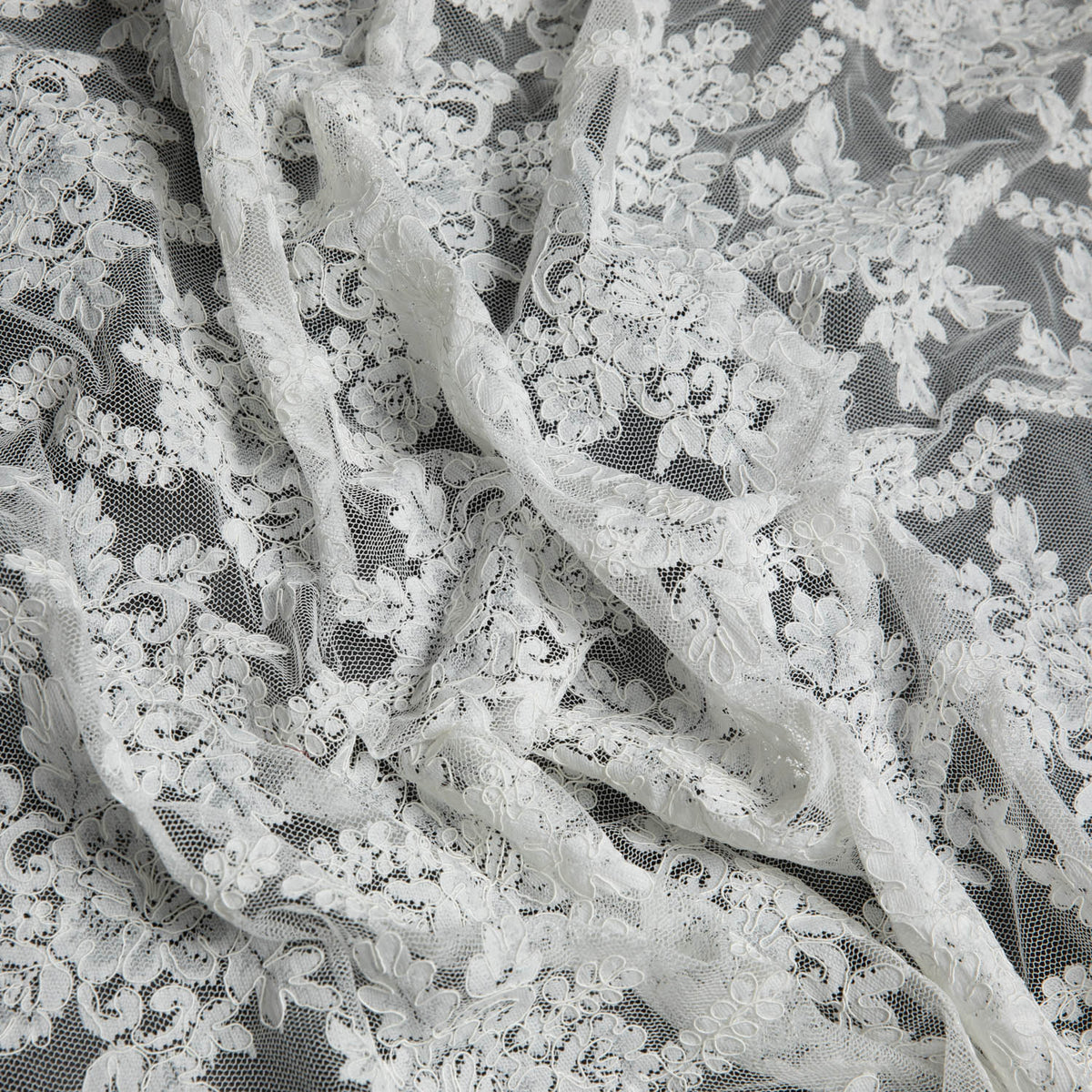 1 Yard Re-Embroidery Lace Fabric Cord Superb Design Luxurious Texture 52/54" Wide
