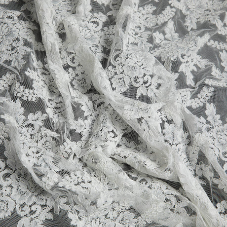 1 Yard Re-Embroidery Lace Fabric Cord Superb Design Luxurious Texture 52/54" Wide