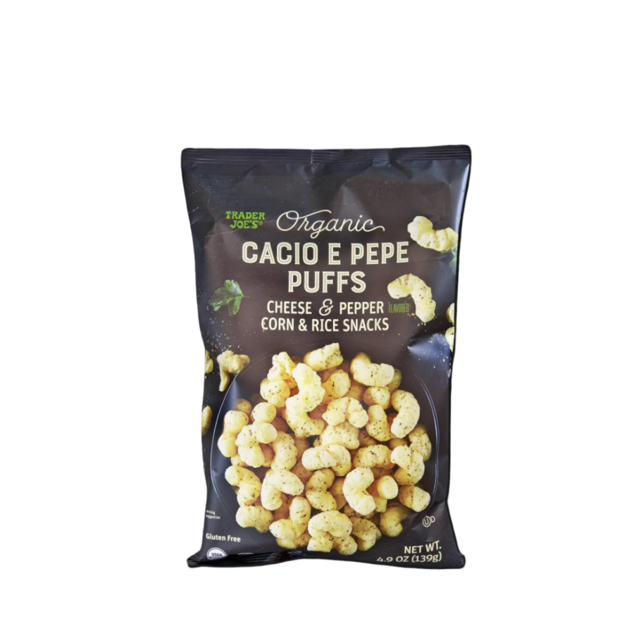Trader Joe’s Enjoy Organic Cacio e Pepe Puffs