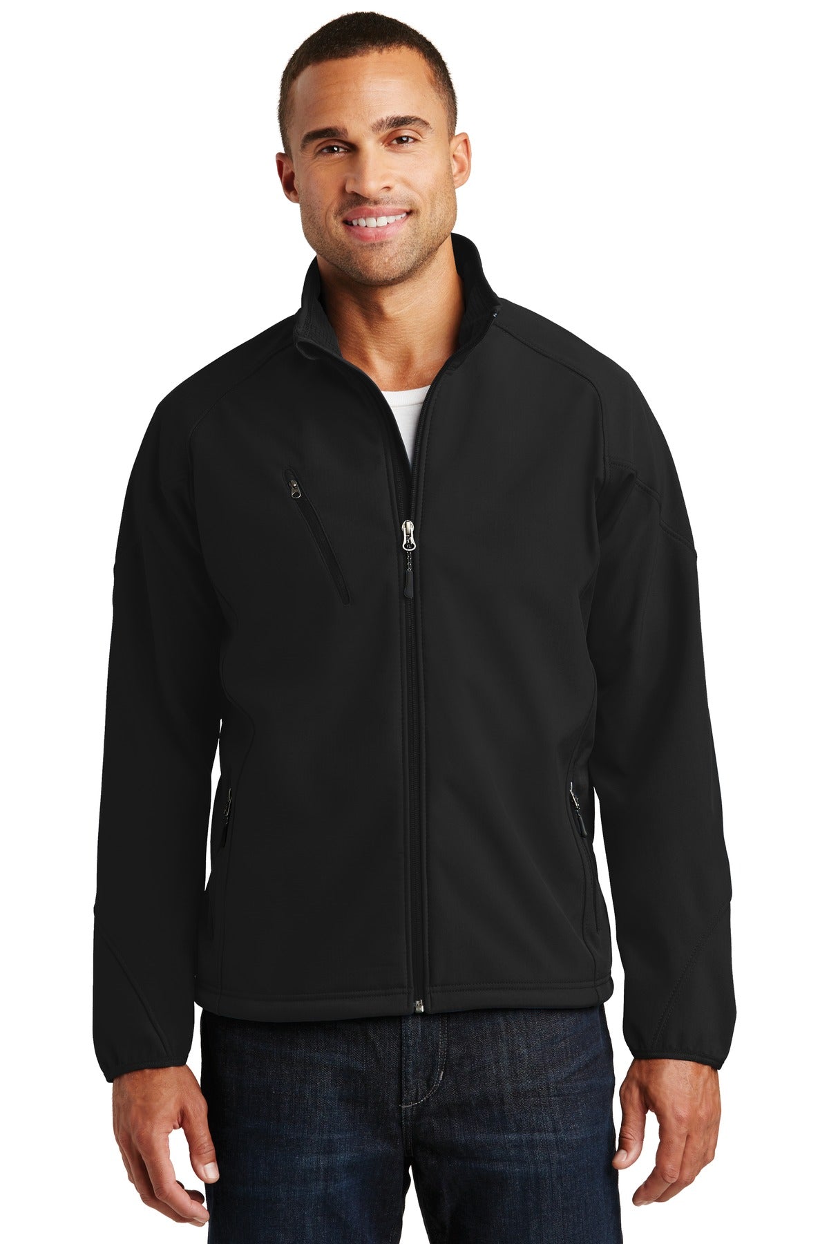 Port Authority® Textured Soft Shell Jacket