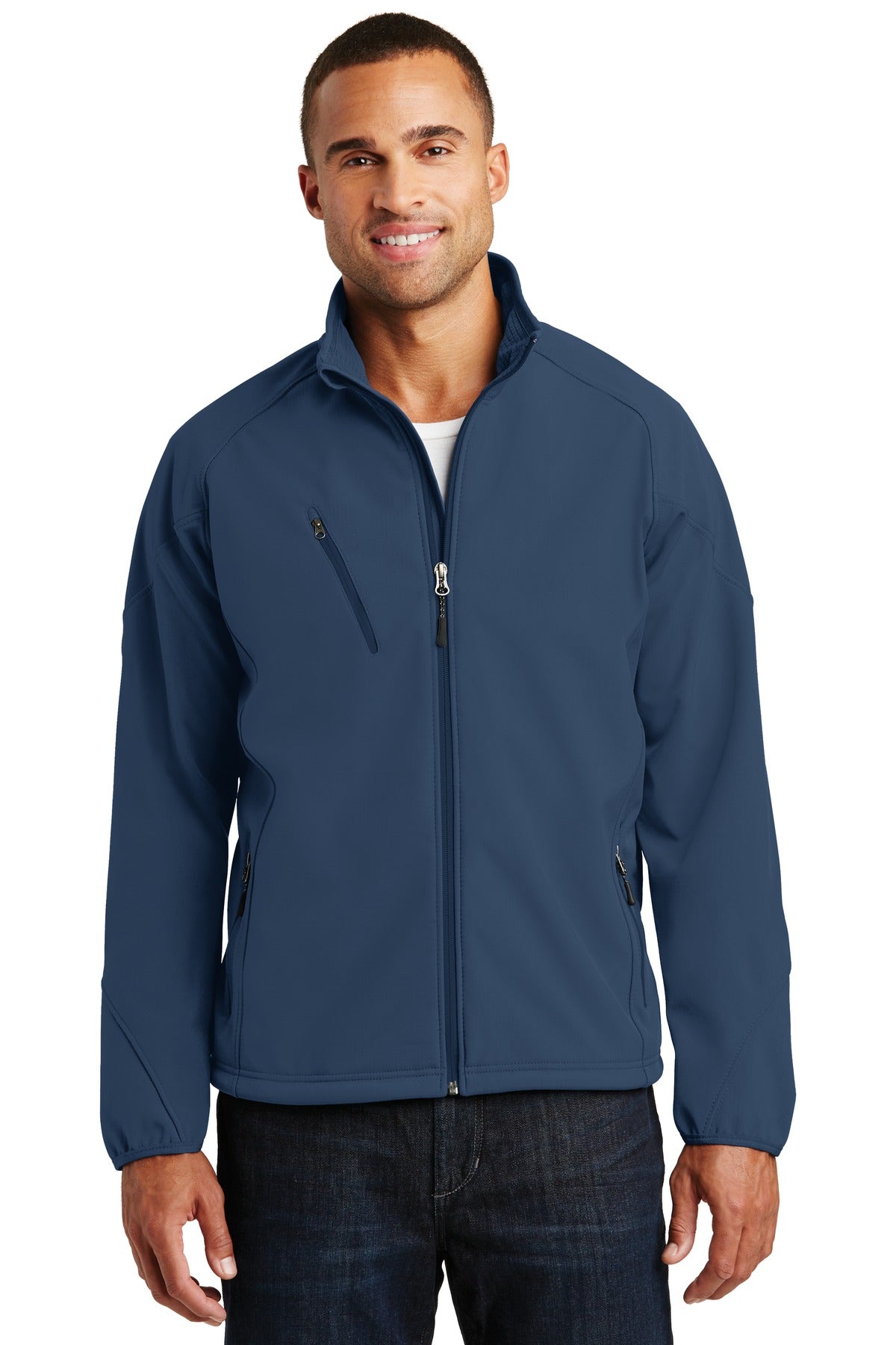 Port Authority® Textured Soft Shell Jacket