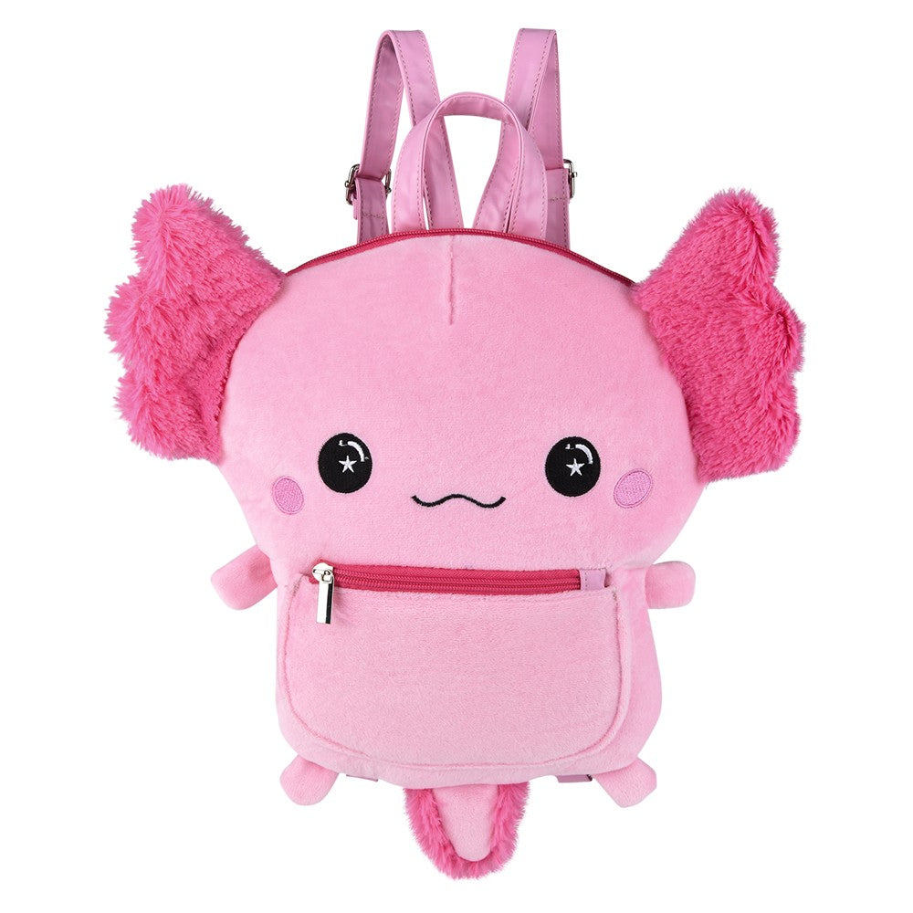 Axolotl Plush Mini Backpack 11.5"x14"
