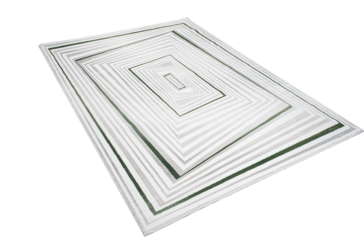 Jade 54 Area Rug - Green/Cream, 7' 8" X 10' 5" (1 Piece)