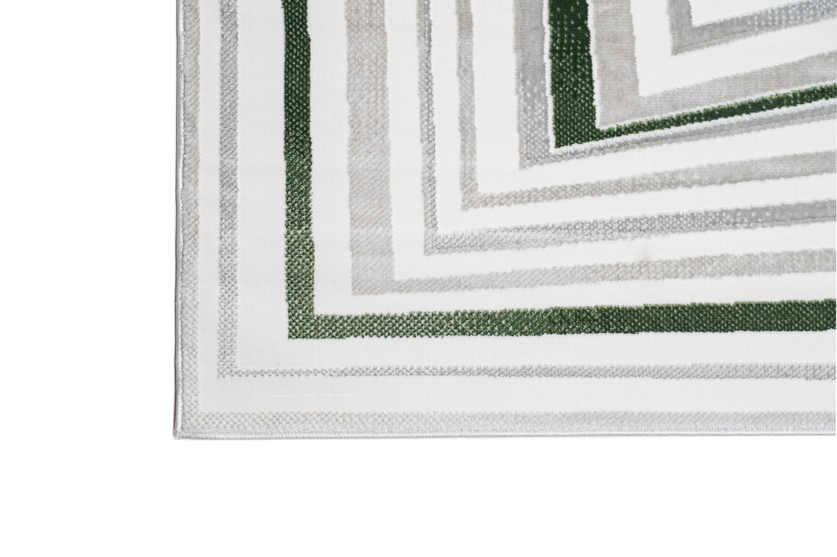 Jade 54 Area Rug - Green/Cream, 7' 8" X 10' 5" (1 Piece)