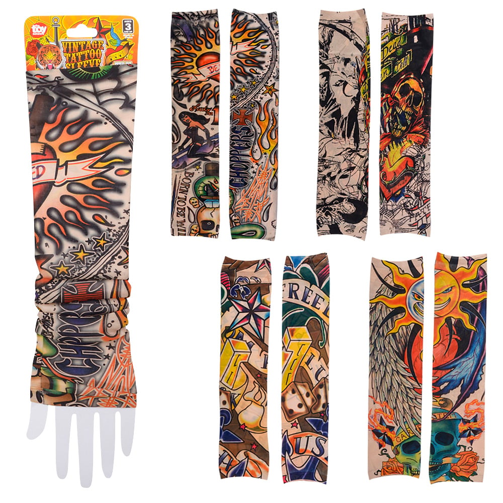 Vintage Print Tattoos Sleeve 16" (1 DZ)