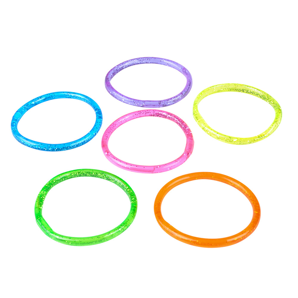 Liquid Glitter Bracelet 6" (1 DZ)