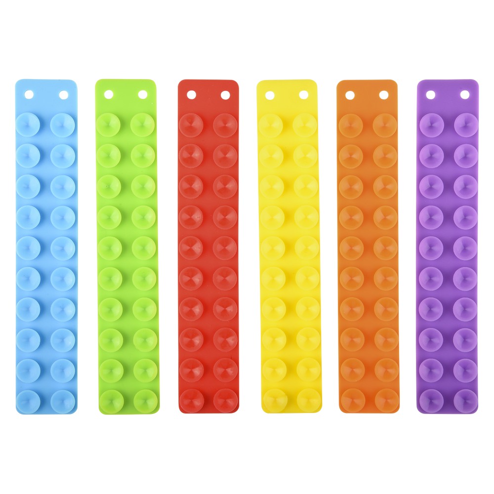 Suction Sticky Strips Silicone Bracelet (24 Pc Display)