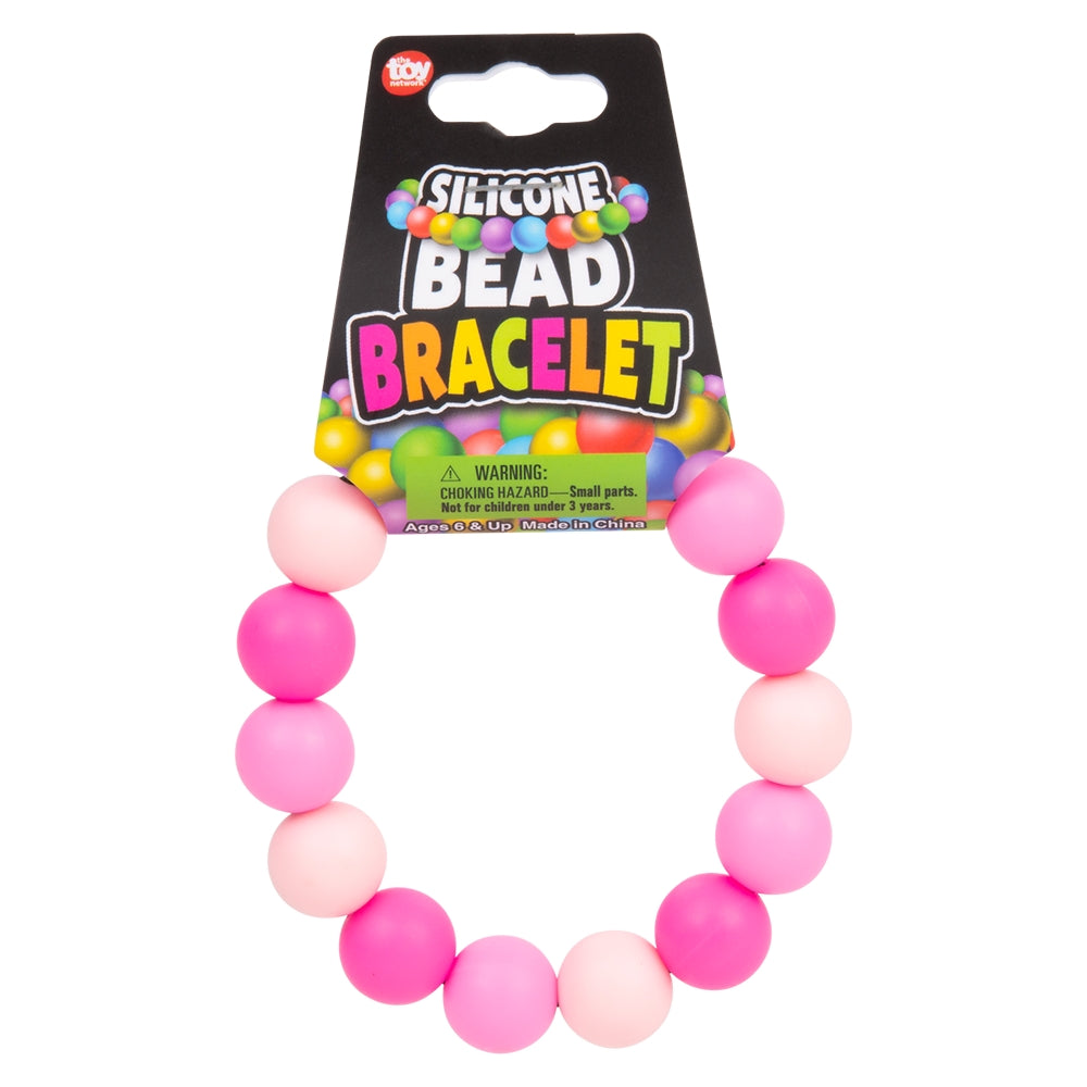 Silicone Bead Bracelet (1 DZ)