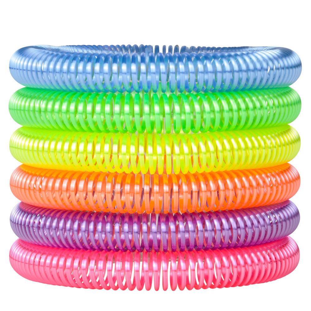 Neon Jumbo Coil Spring Bracelet (1 DZ)