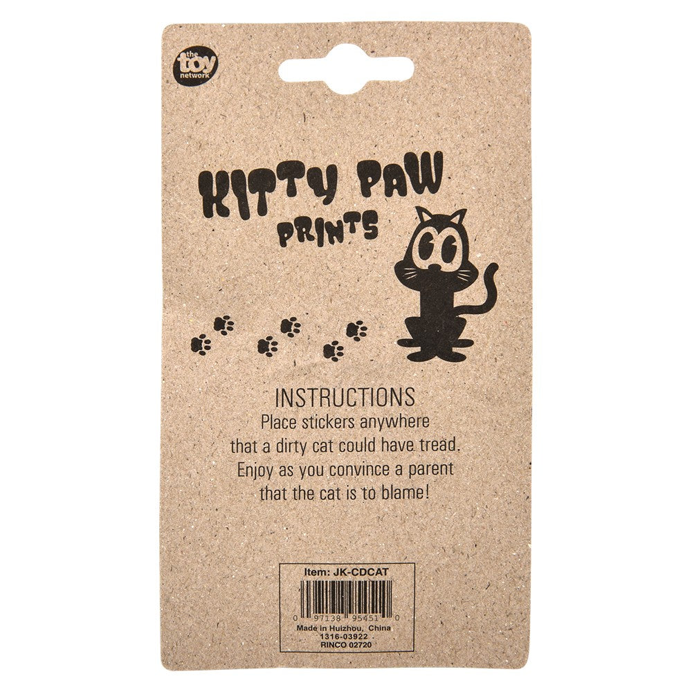 Cat Paw Print Stickers (1 DZ)