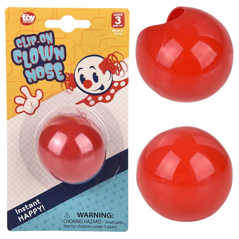 Clip-On Clown Nose (1 DZ)