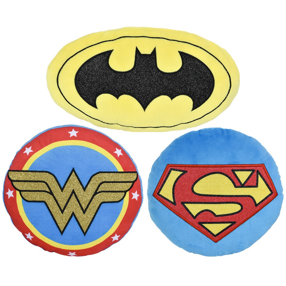 Justice League Logo Pancake Plush Assortment (1 PC)