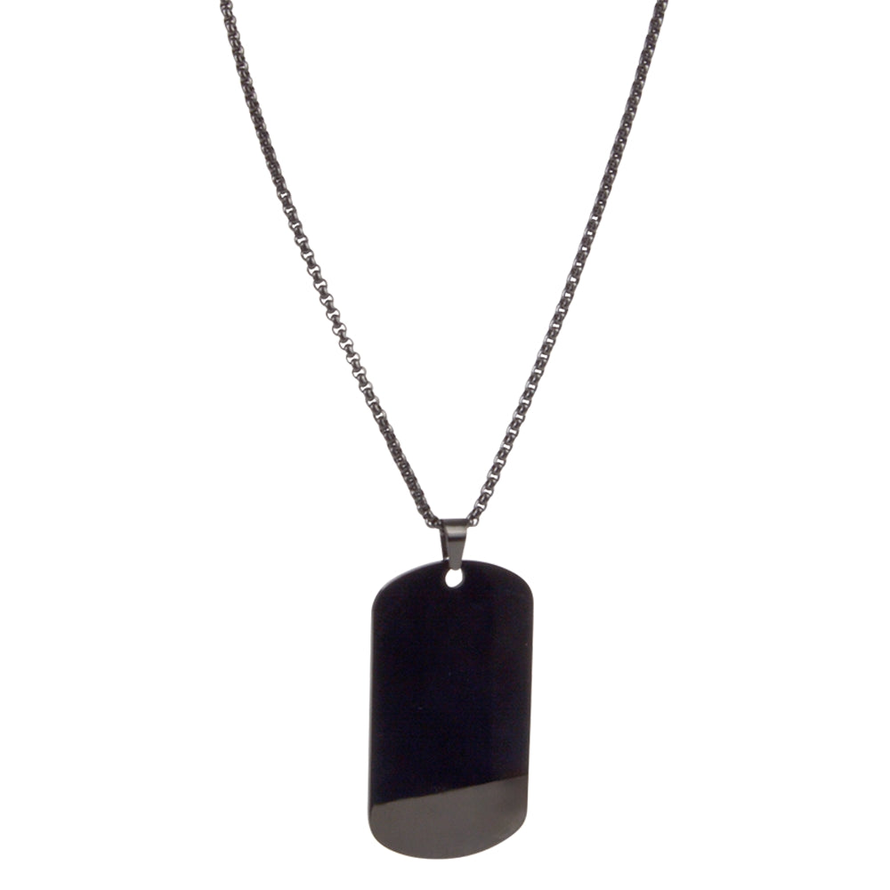 Stainless Steel Dog Tag Necklace (1 DZ)