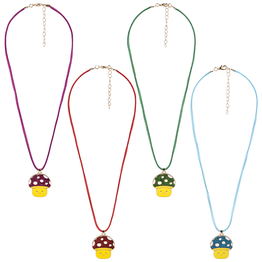 Mushroom Necklace 16" (12 Pc)