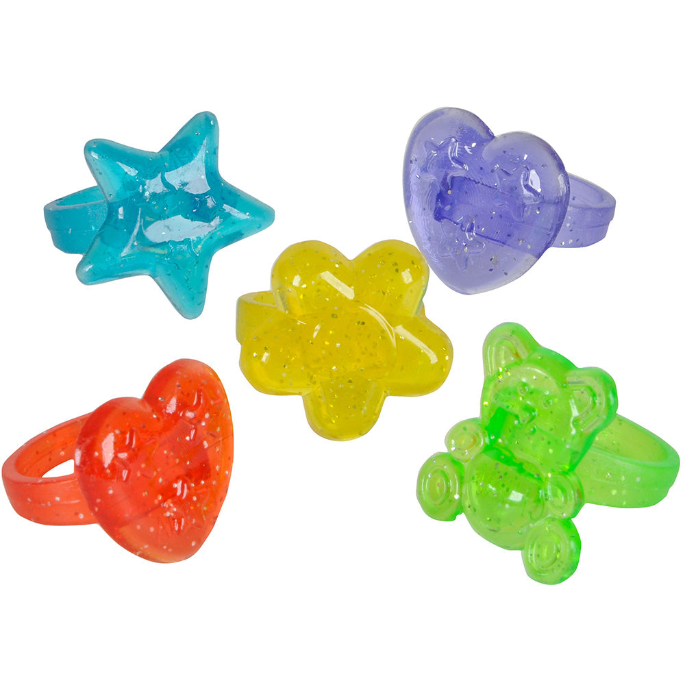 Sparkle Rings 1" (144 Pc Poly Bag)