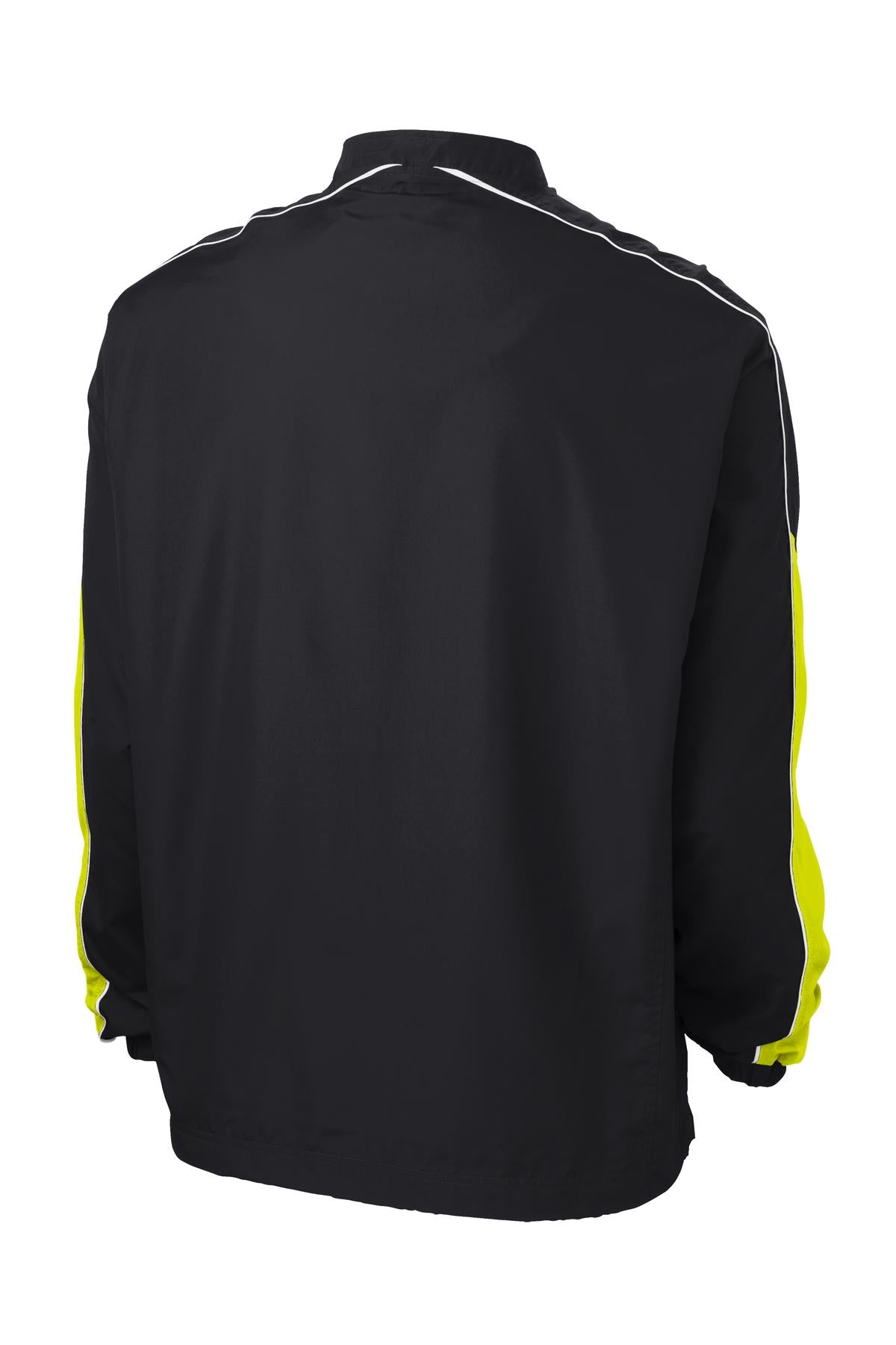 Sport-Tek® Piped Colorblock 1/4-Zip Wind Shirt.