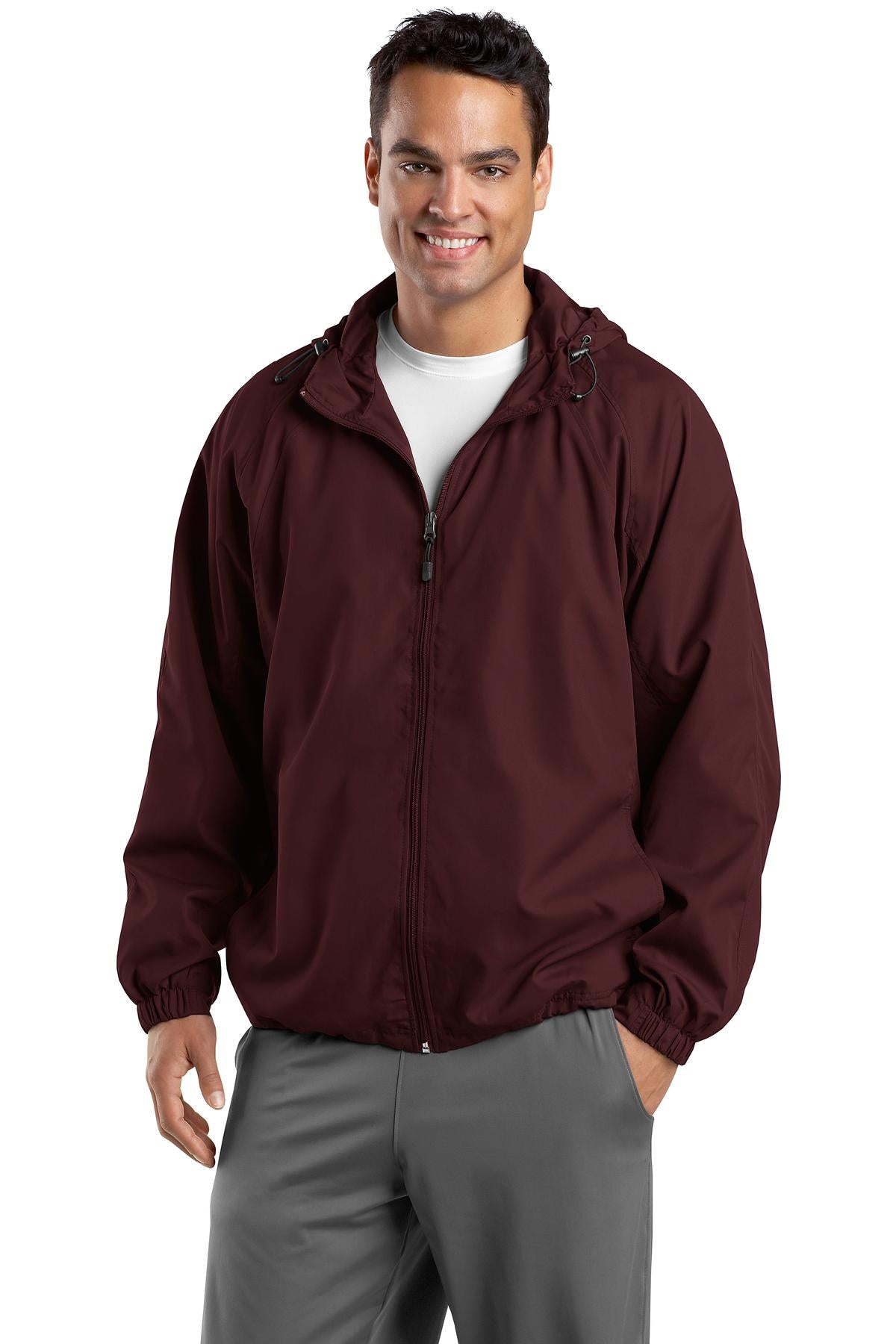 Sport-Tek® Tall Hooded Raglan Jacket