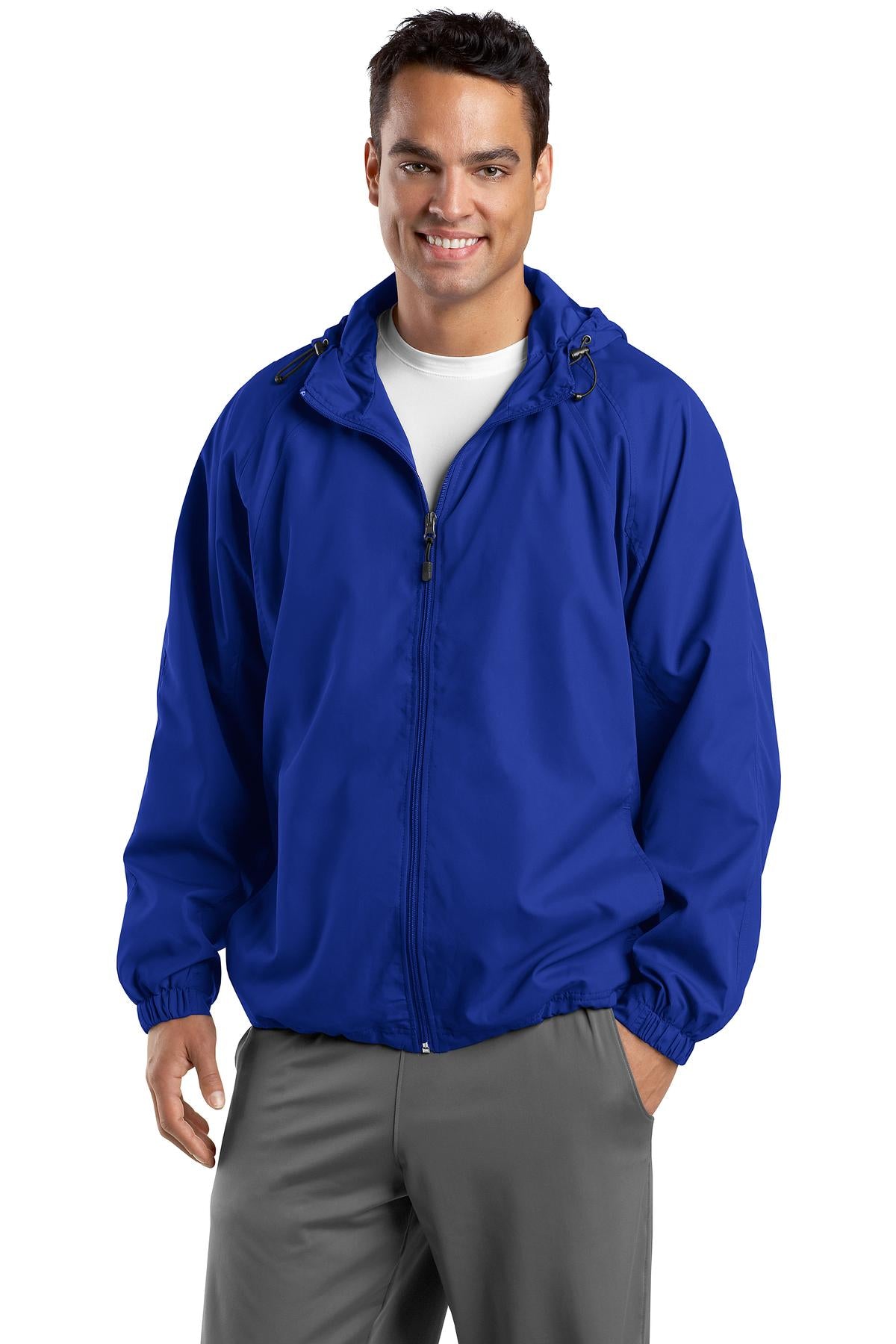 Sport-Tek® Tall Hooded Raglan Jacket