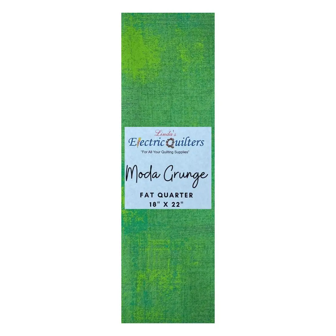 Cotton Fat Quarter Jade Cream Grunge Basics 18 x 22