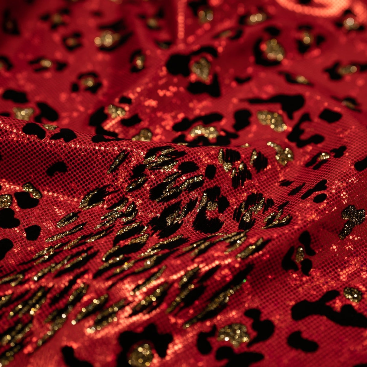 Foiled Spandex Jag Print