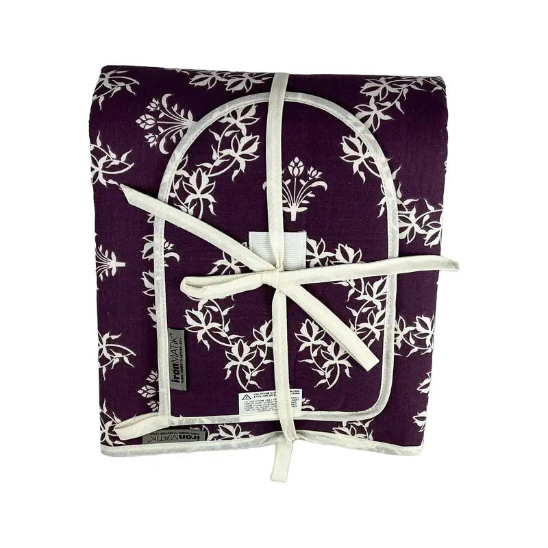 Cotton Ironing Mat and Glove Bundle Jaipur Purple