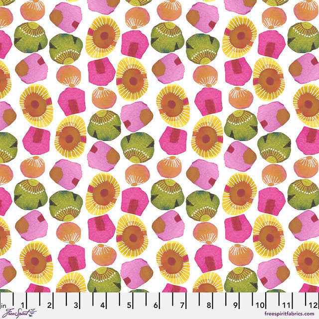 Cotton Print Jelly Pink Colori Fabric 44/45"